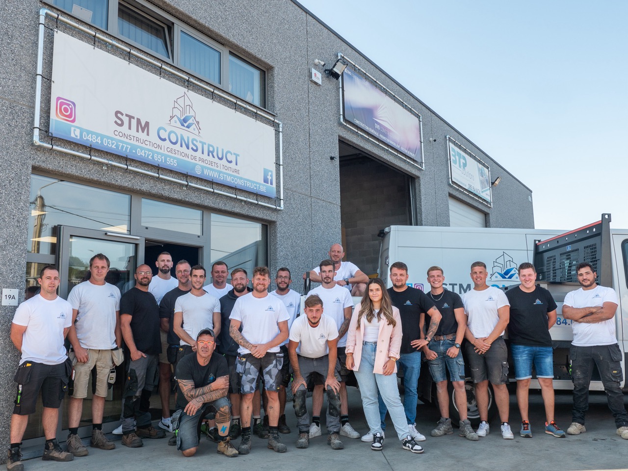 Equipe complète chez STM Construct