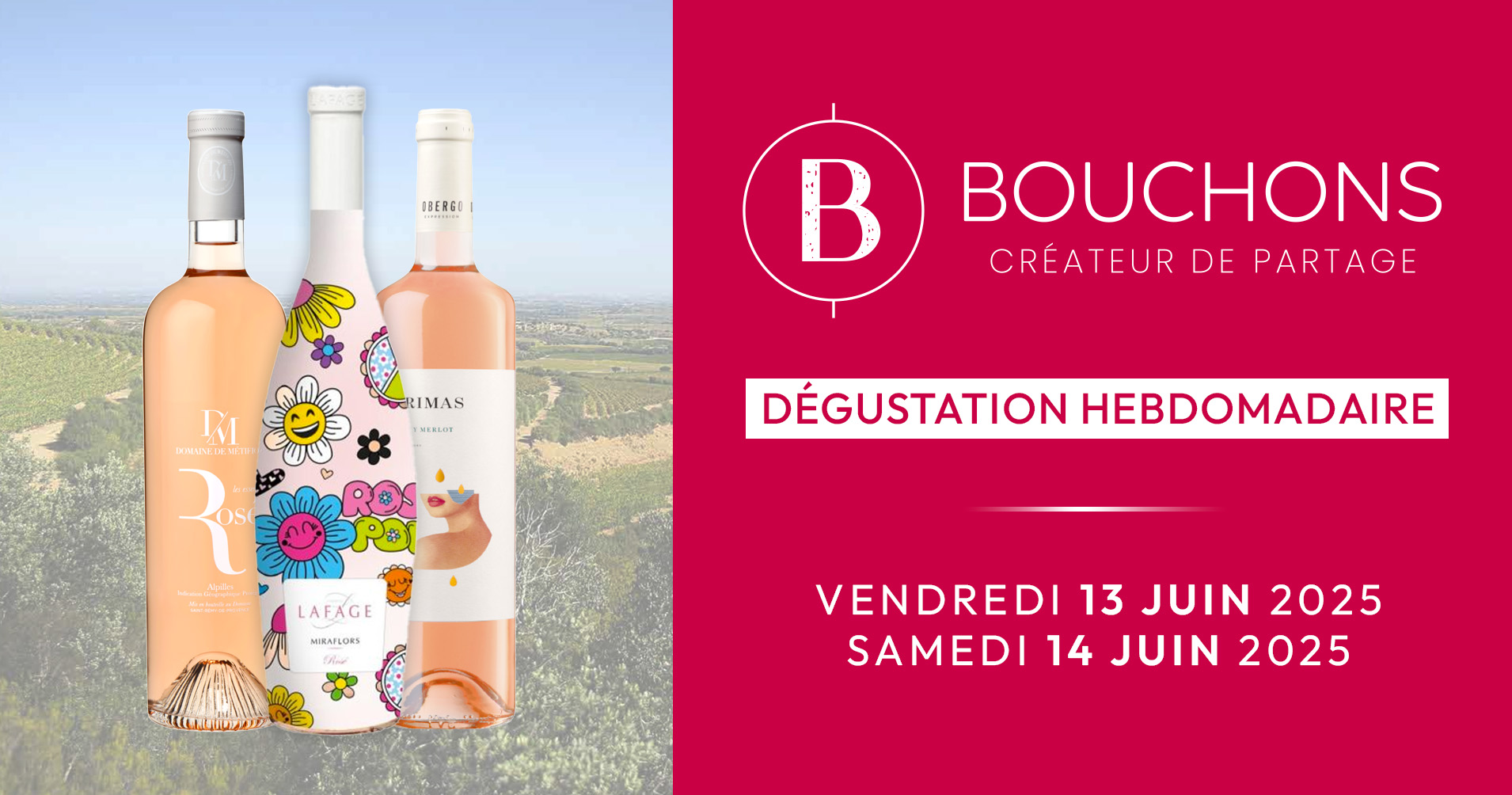 Couverture Facebook pour dégustation