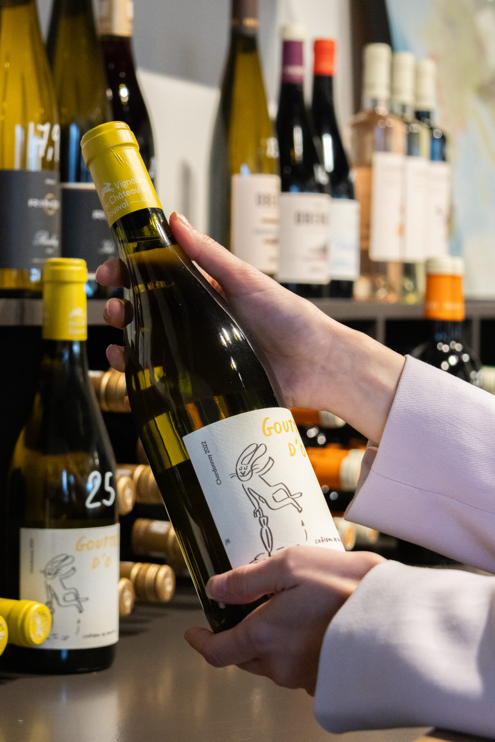 Bouteille de vin BOUCHONS