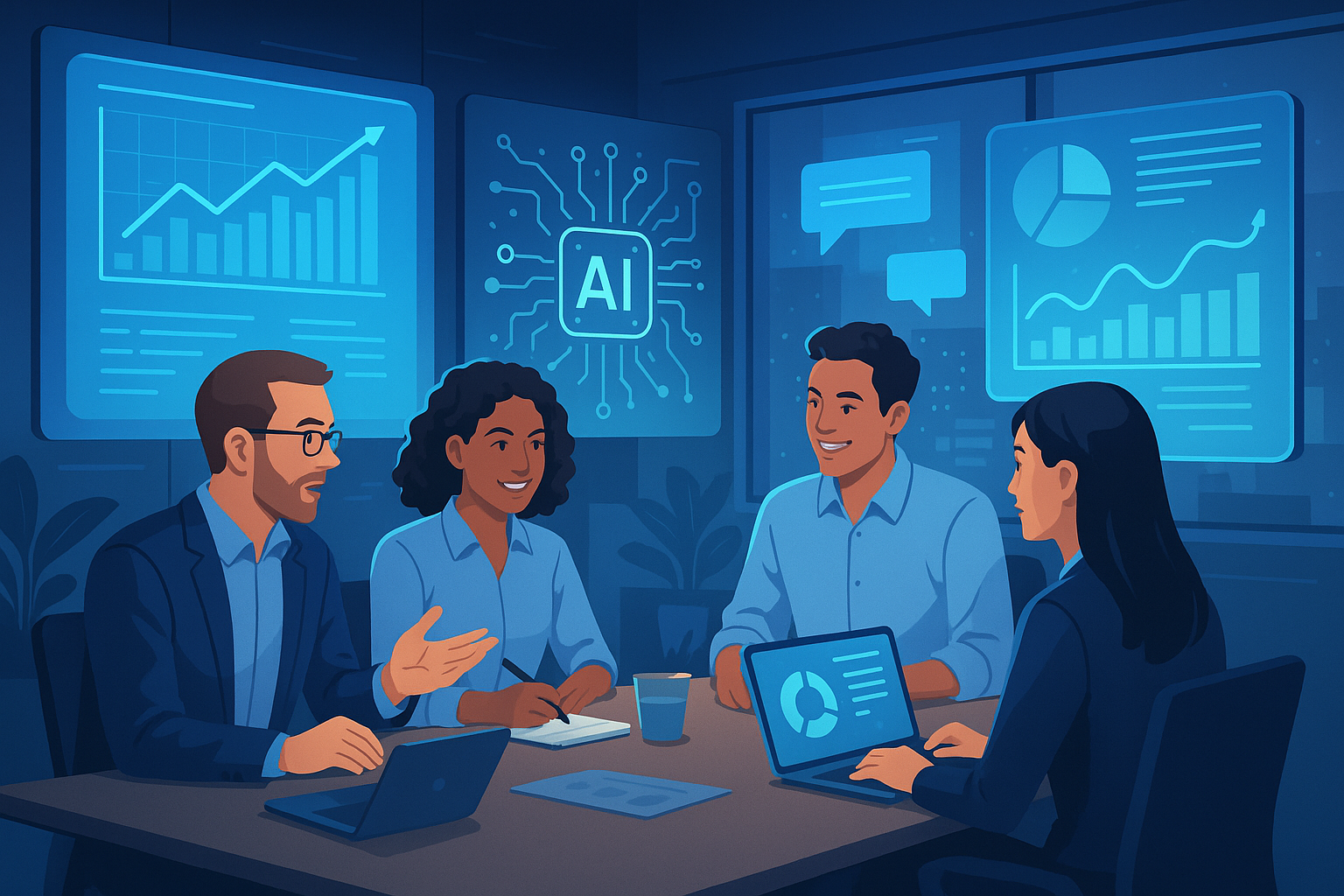 Intégration de l'intelligence artificielle en entreprise