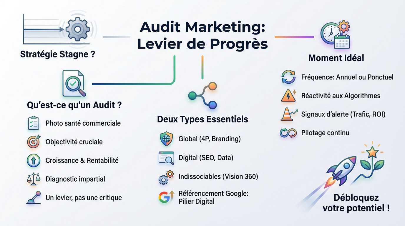 Audit marketing stratégique pour maximiser la croissance d'une entreprise