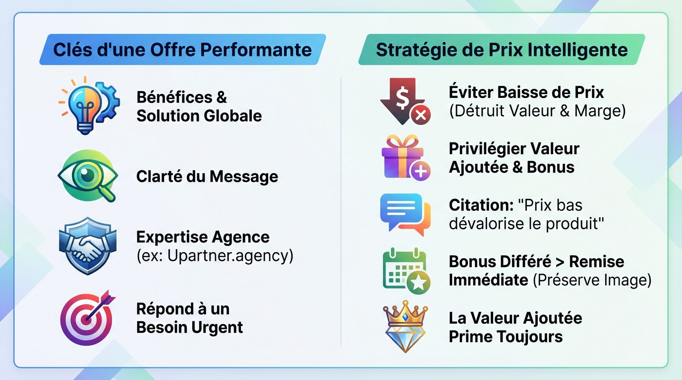 Stratégie de structuration d'une offre marketing rentable pour maximiser le ROI